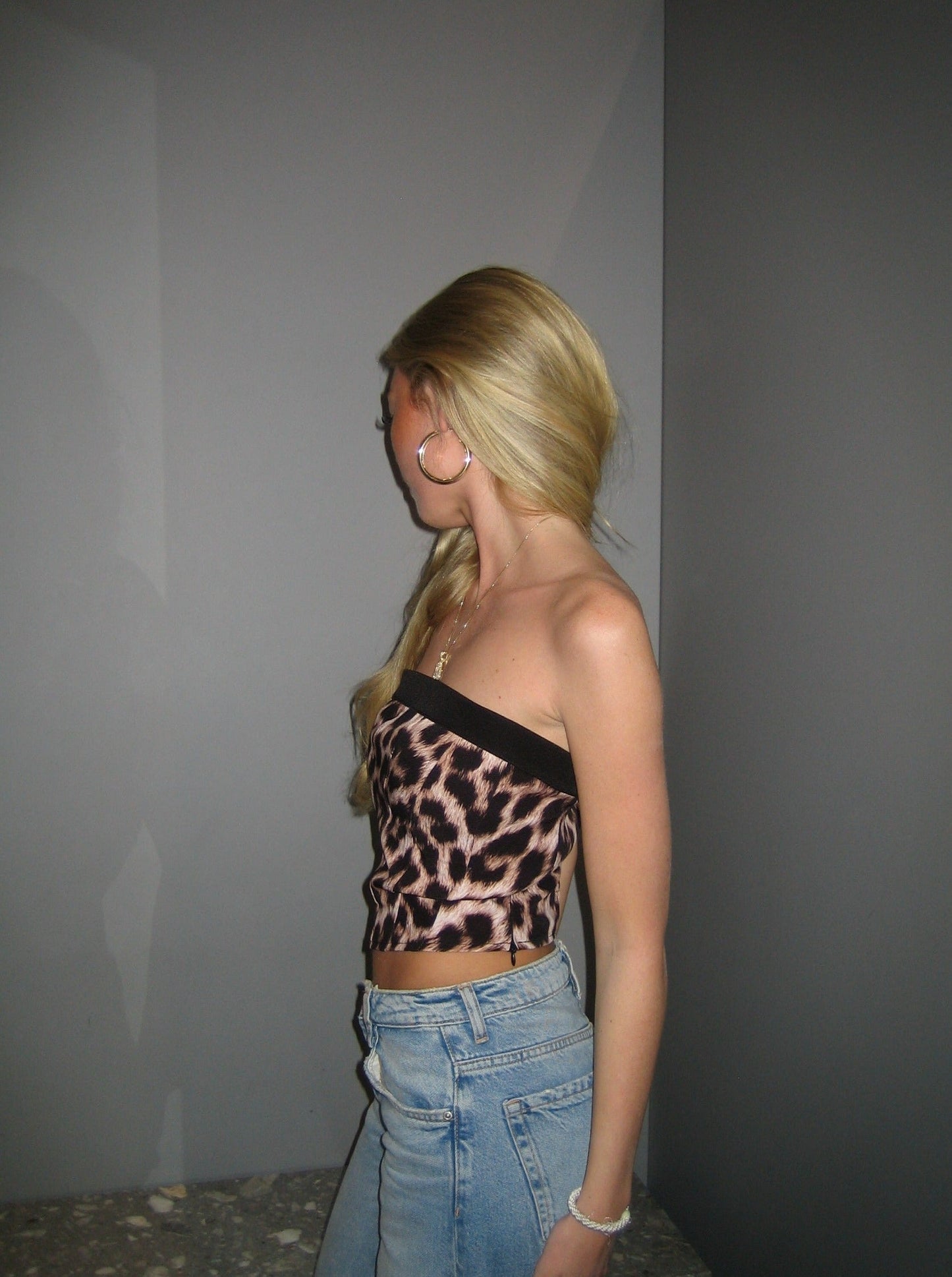 Kimberly corset top - Leopard