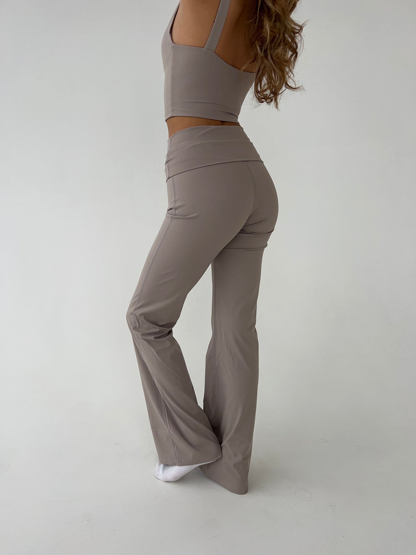 Essential flared pants - Ash