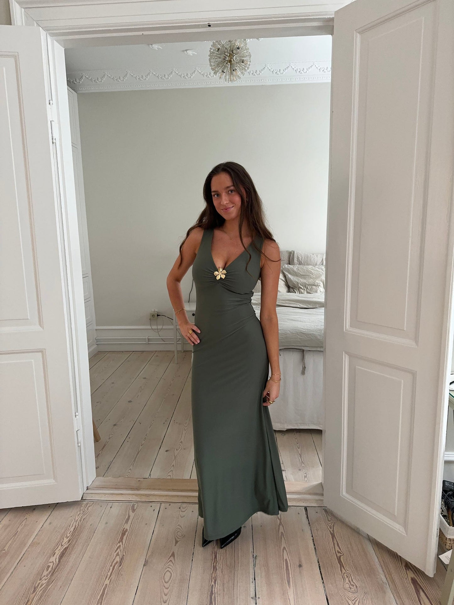 Tita maxi dress - Sage green