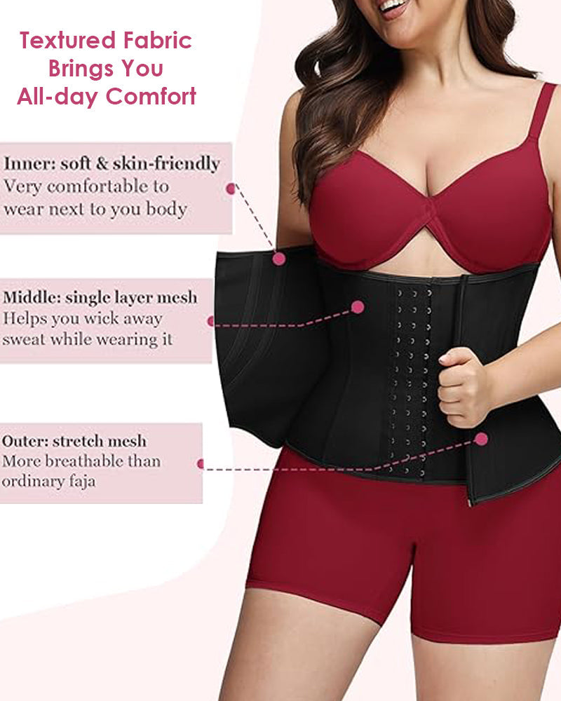 ZipCurve™ Waist Sculptor – Workout Compression Shapewear