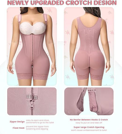 Shapshe® Fajas Colombianas Full Body Tummy Control Butt Lifting Post Surgery Compression Shapewear
