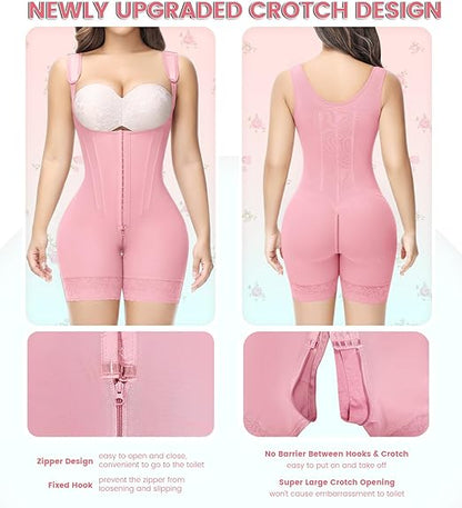 Shapshe® Fajas Colombianas Full Body Tummy Control Butt Lifting Post Surgery Compression Shapewear