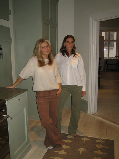 Karla corduroy pants - Khaki green