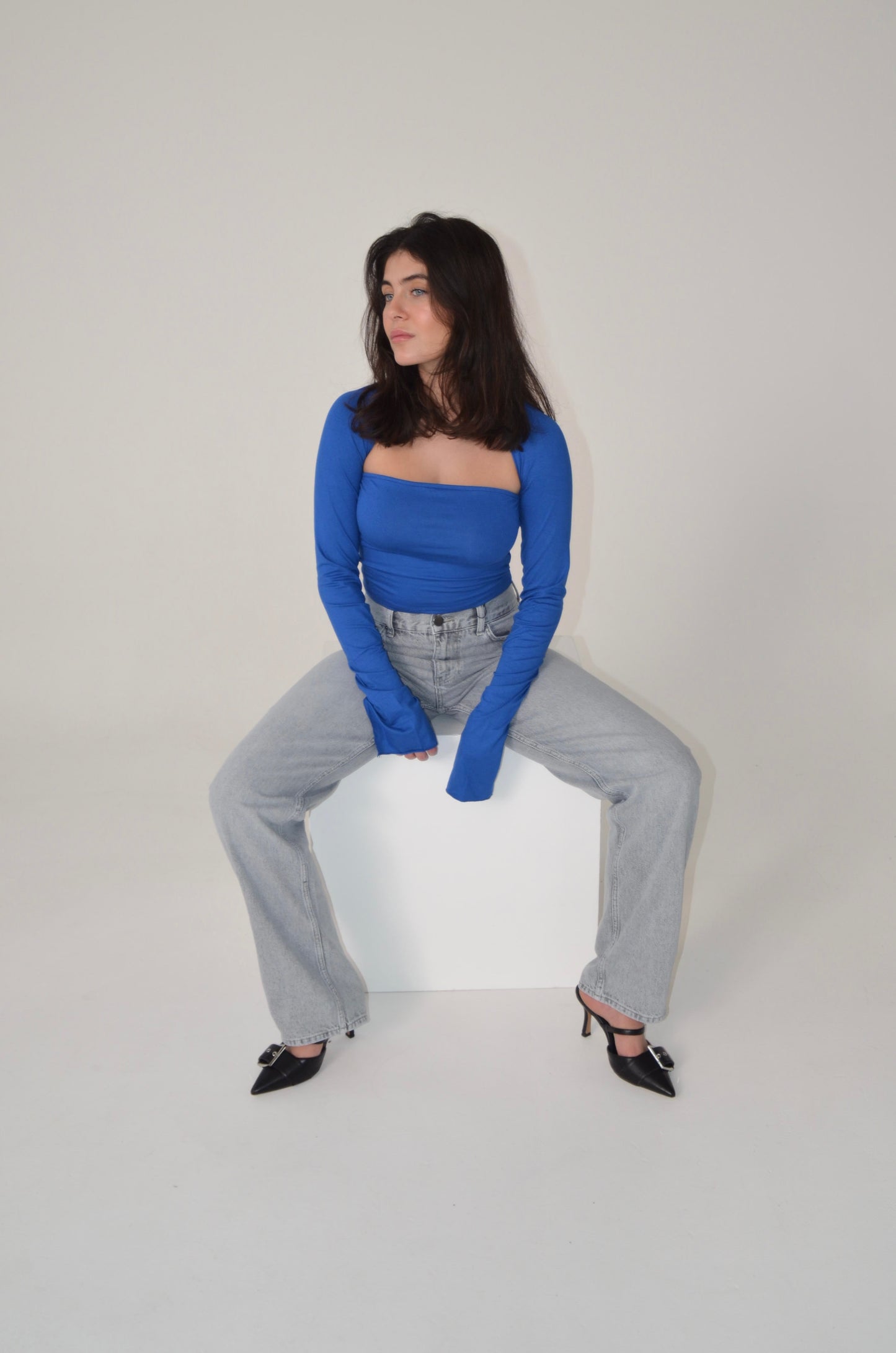 Day/night top - Blue