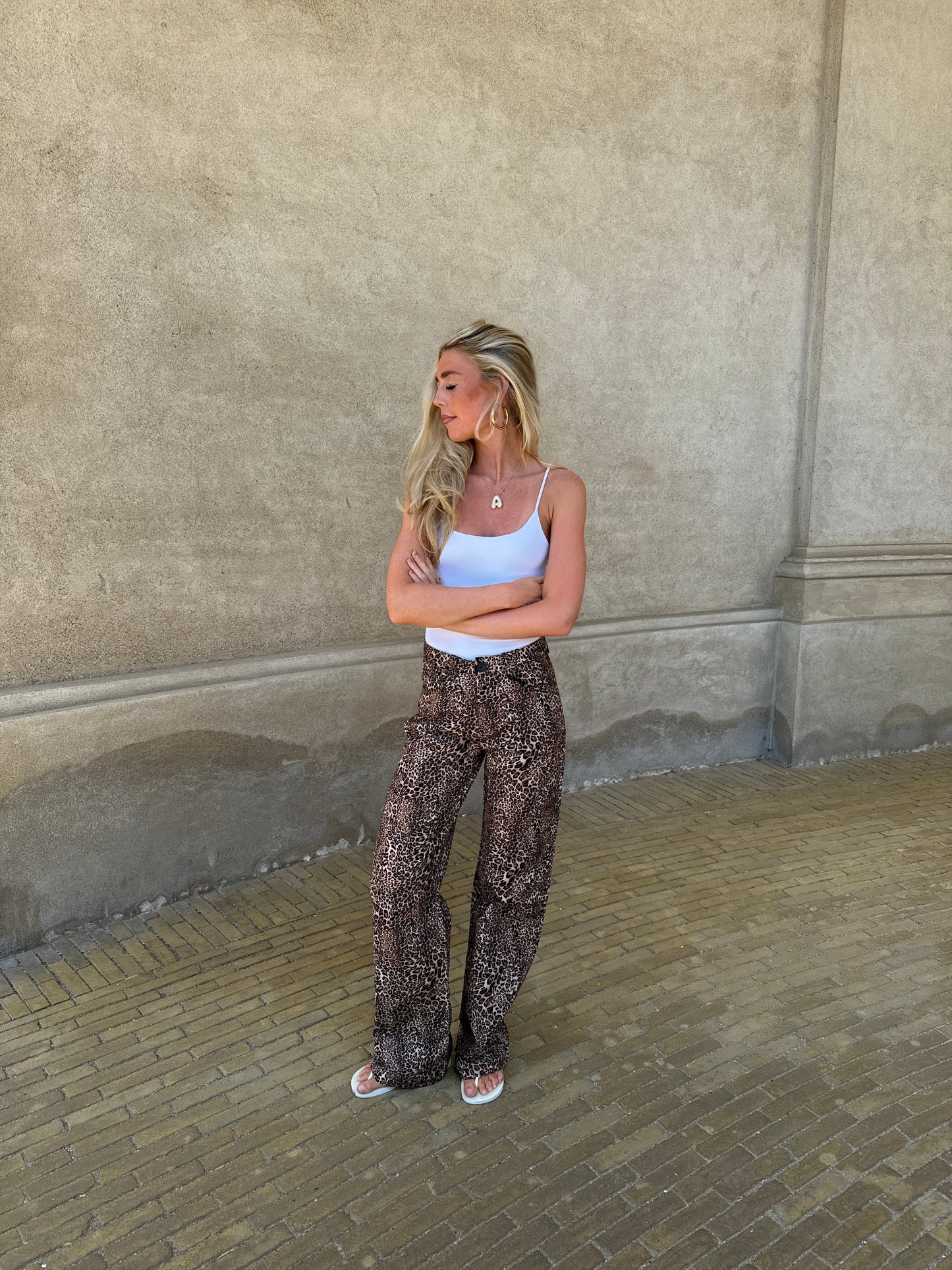 Evelyn pants - Leopard