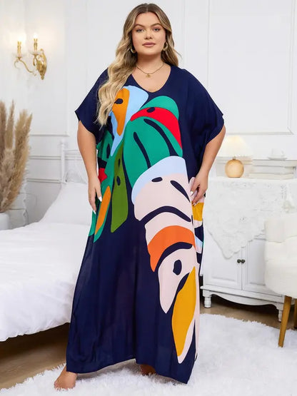 VivaGlow Kaftan Dress