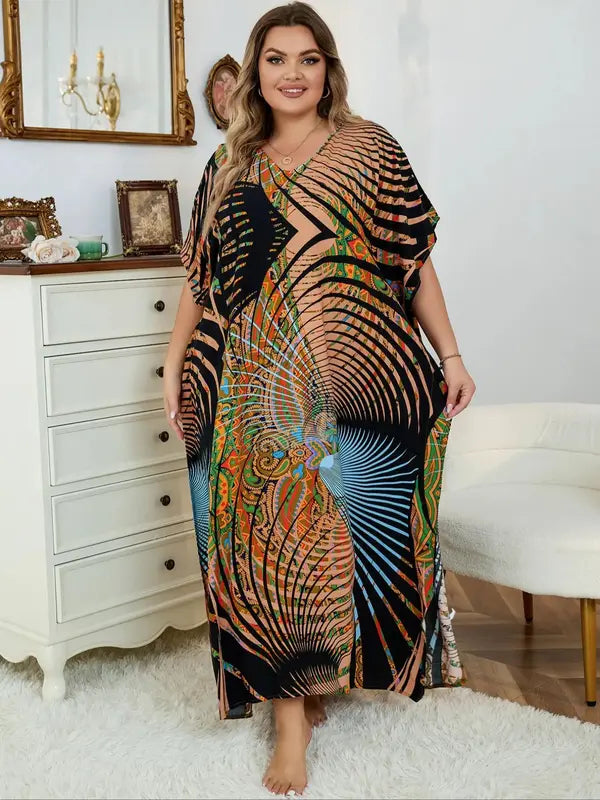 VivaGlow Kaftan Dress