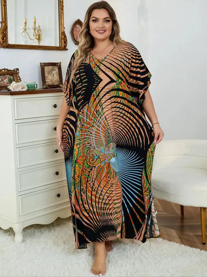 VivaGlow Kaftan Dress