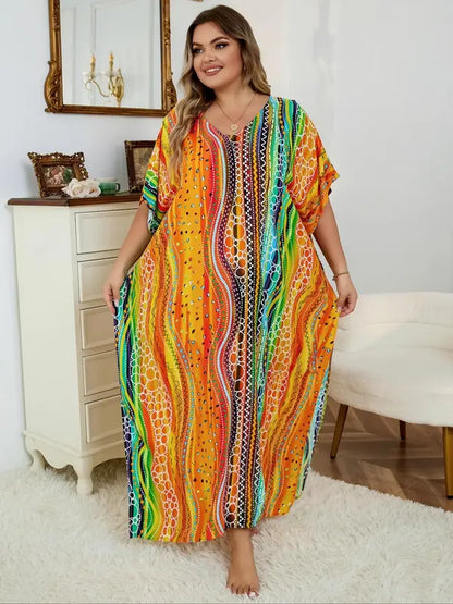 VivaGlow Kaftan Dress