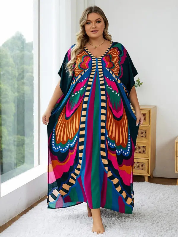 VivaGlow Kaftan Dress