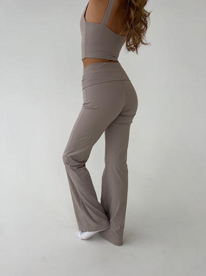 Essential flared pants - Ash