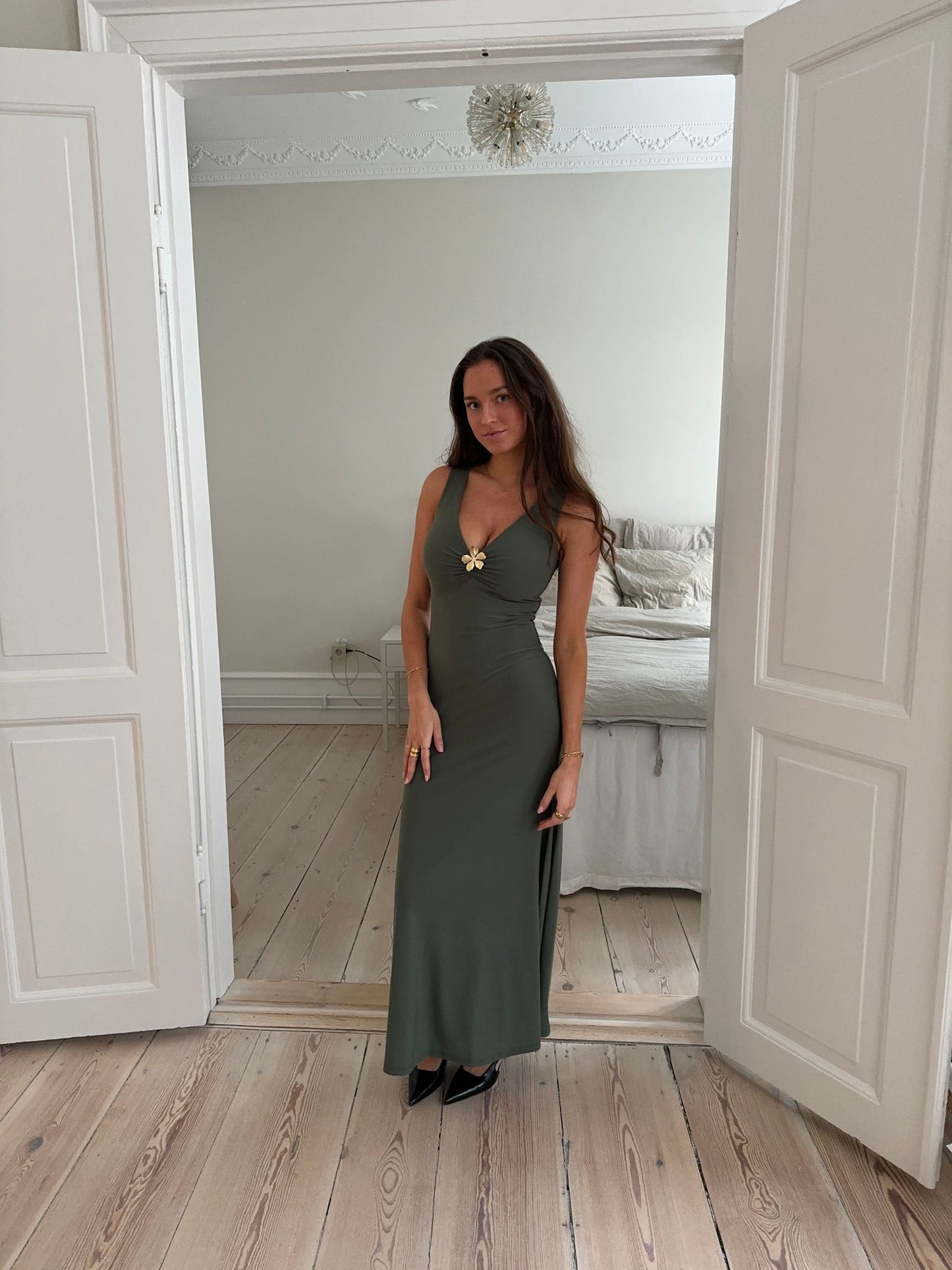 Tita maxi dress - Sage green