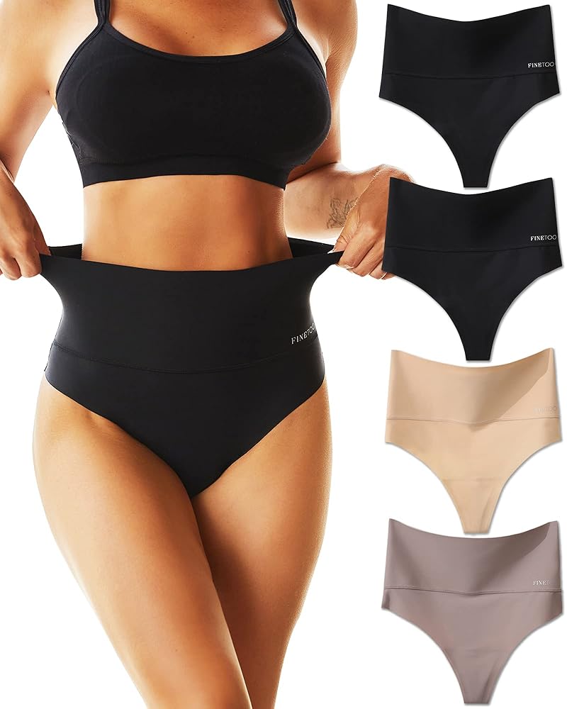 FlexFit High-Waist Seamless Panty – 4-Pack