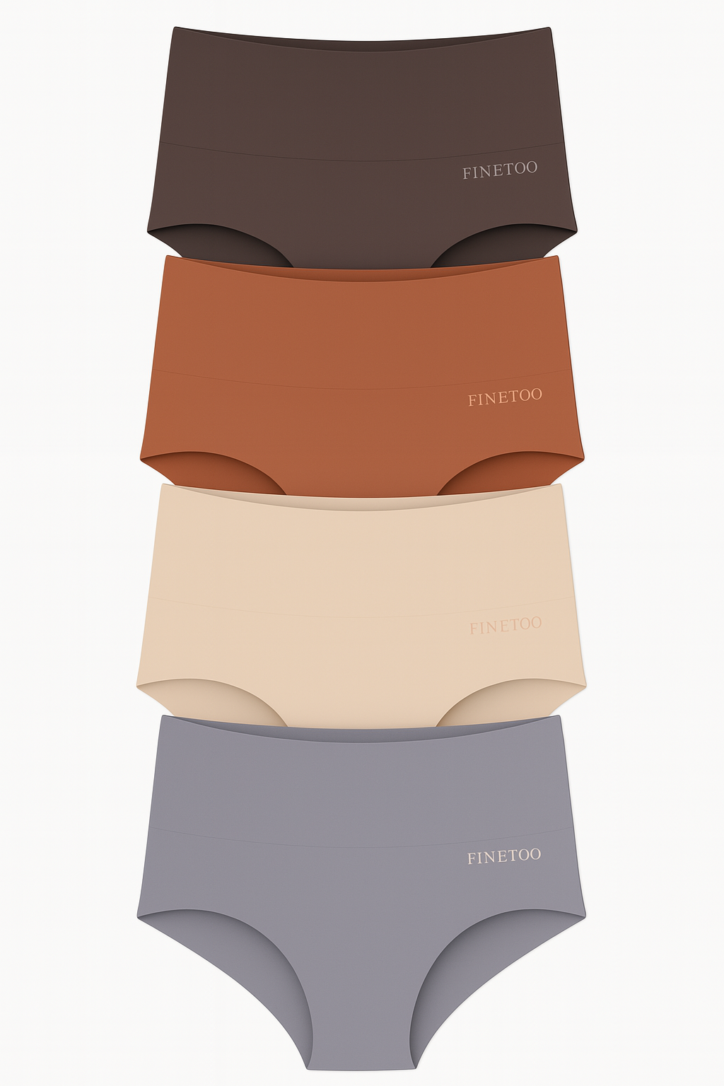 FlexFit High-Waist Seamless Panty – 4-Pack